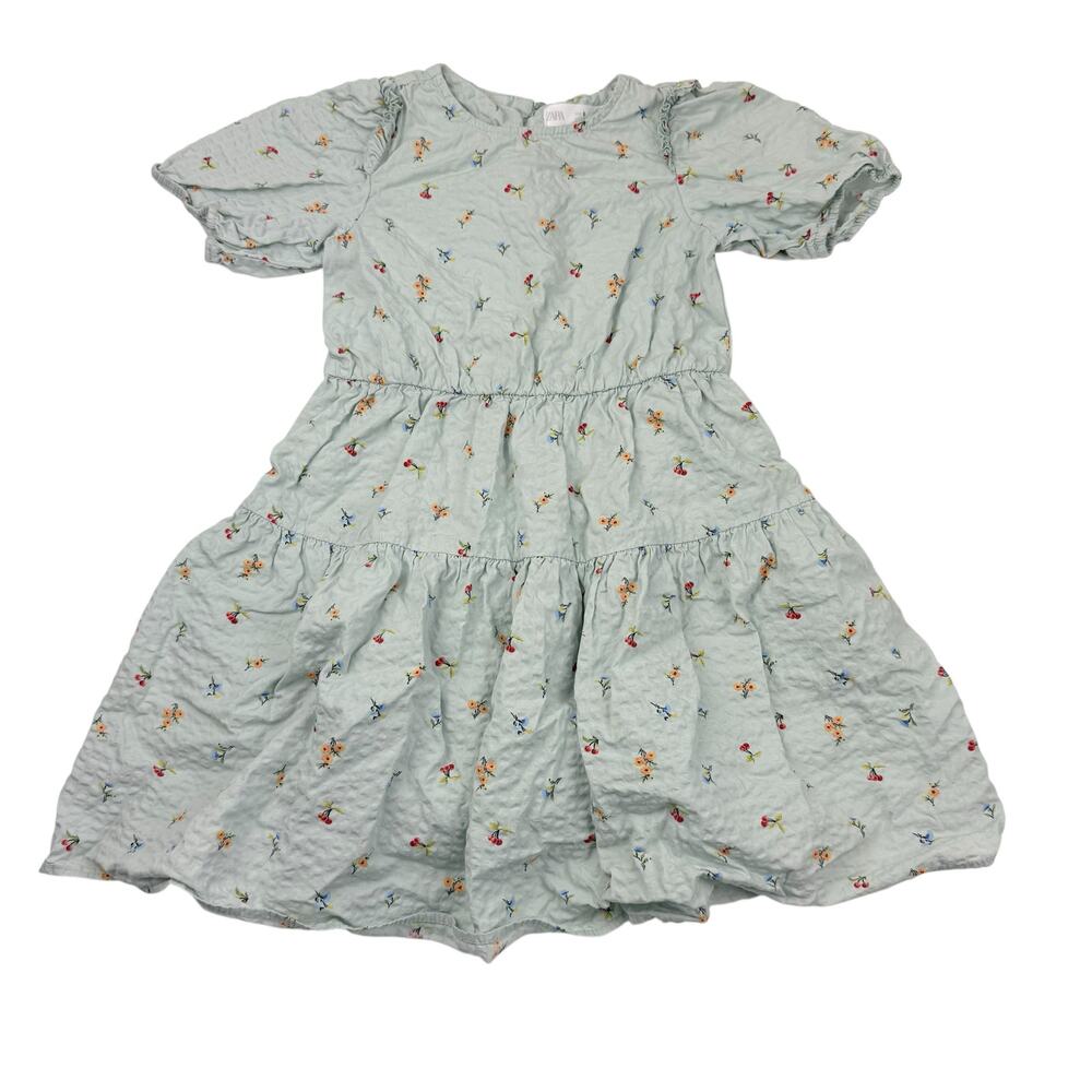 Zara Textured Floral Dress